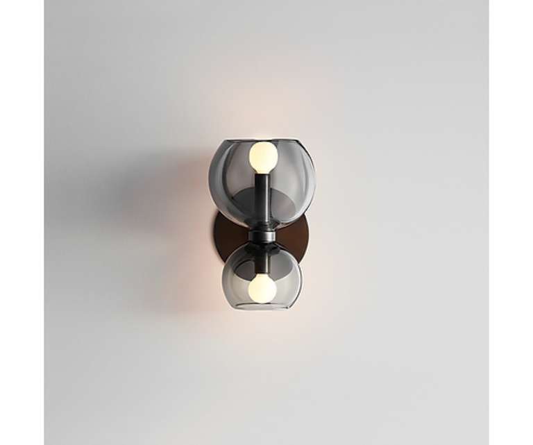 Sizzling Lights Luster Matt Black Mild Steel Wall Sconces Wall Light for Living/Bedroom/Dining Room (Pack of 1) 