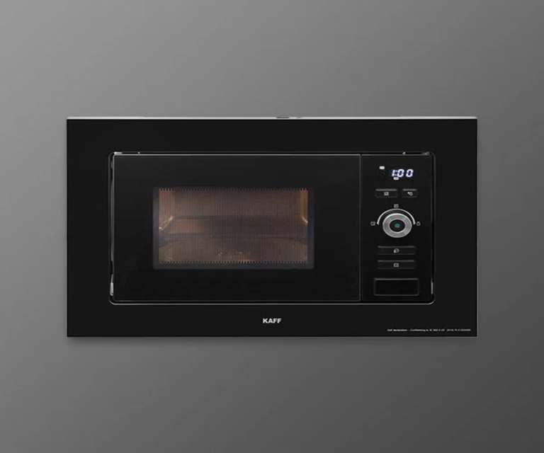 Kaff KMW 5PJ 60cm 20L Built-in Microwave Oven with Multi Programming Mode and Child Lock in Black Colour