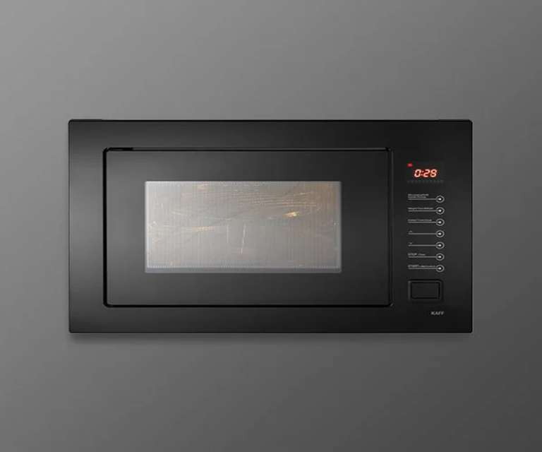 Kaff KMW 8A BLK 60cm 25L Built-in Convection Microwave Oven with Touch Controls in Black Colour