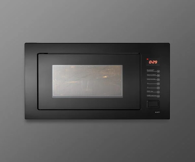 Kaff KMW 8A BLK 60cm 25L Built-in Convection Microwave Oven with Touch Controls in Black Colour