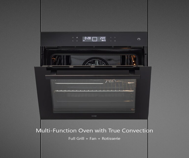 Kaff OV 81 TCBL 60cm 81L Built-in Electric Oven with Touch Control in Black Colour