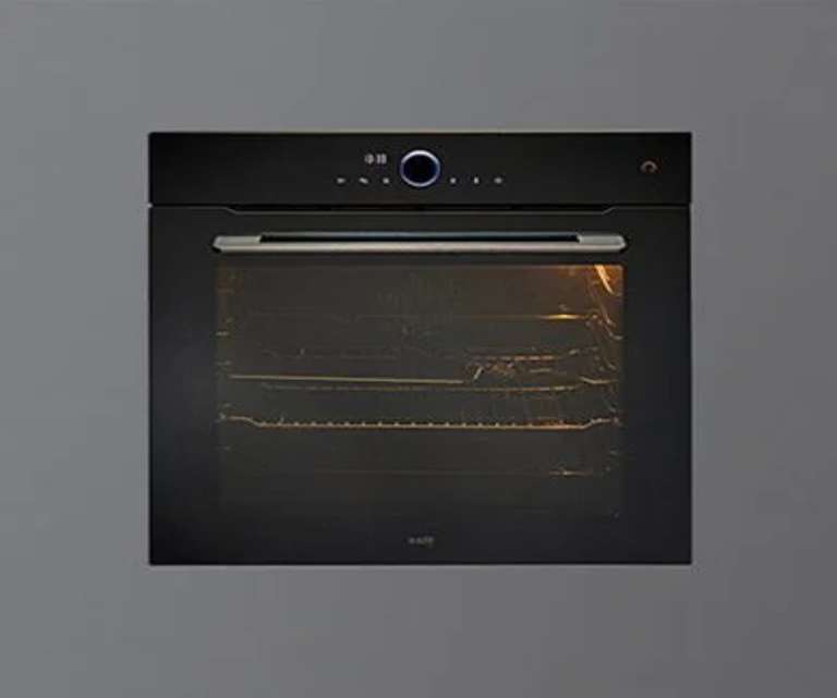 Kaff OV81 ZNSC 60cm 81L Built-in Electric Oven with True Convection and Touch Control in Black Colour