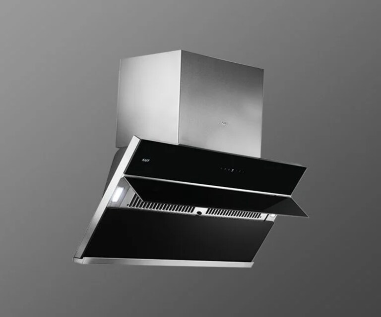 Kaff NOBELO TX DHC 90cm 1340 Nm3/h Auto Clean Wall Mounted Kitchen Chimney with Gesture Controls (Black)