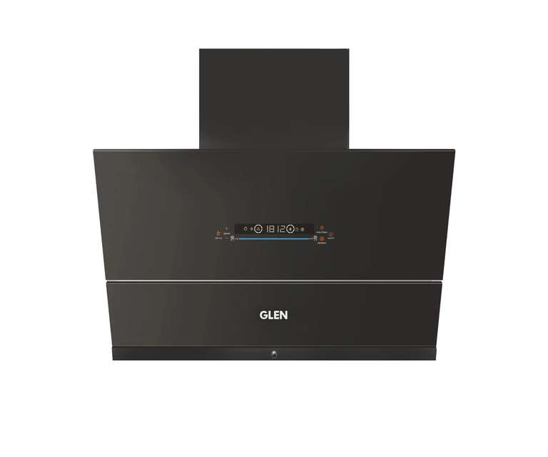 Glen 6074 AC 60cm 1400 m3/h Auto Clean Wall Mounted Kitchen Chimney with Motion Sensor (Black)