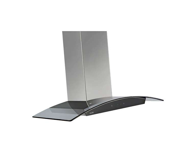 Glen 6071 TS 90cm 1250 m3/h Wall Mounted Kitchen Chimney with Touch Sensor Controls (Silver)