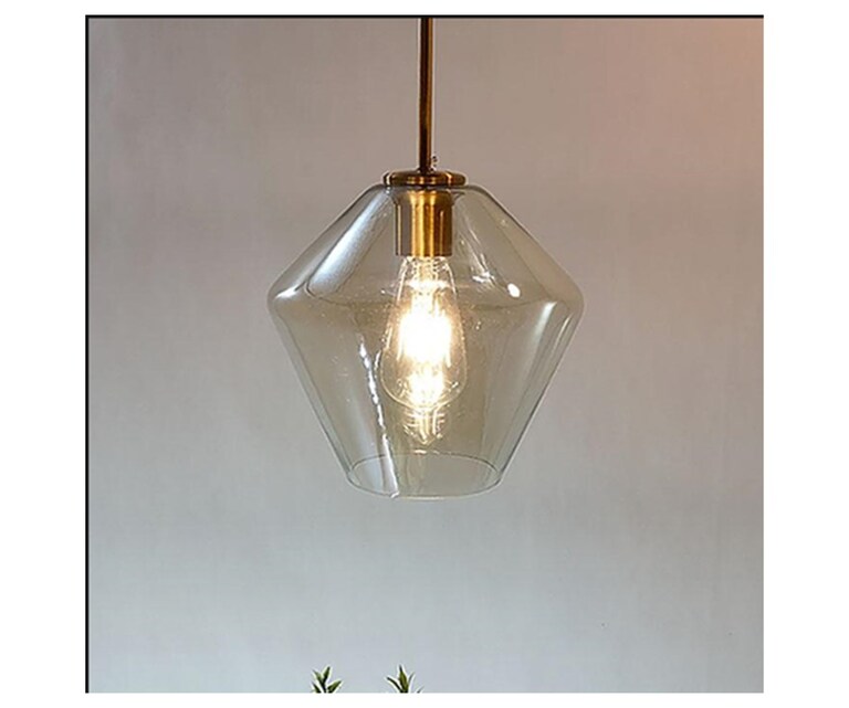 Sizzling Lights Tom-Tom Transperant Bottle Shaped Glass Hanging Light (Pack of 1)