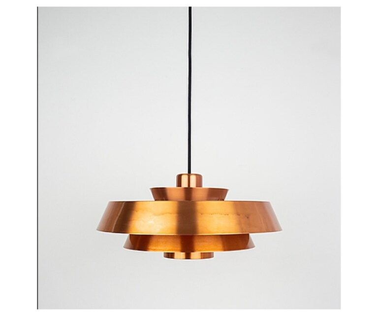 Sizzling Lights Vintage Golden Round Shaped Metal Hanging Light (Pack of 1)