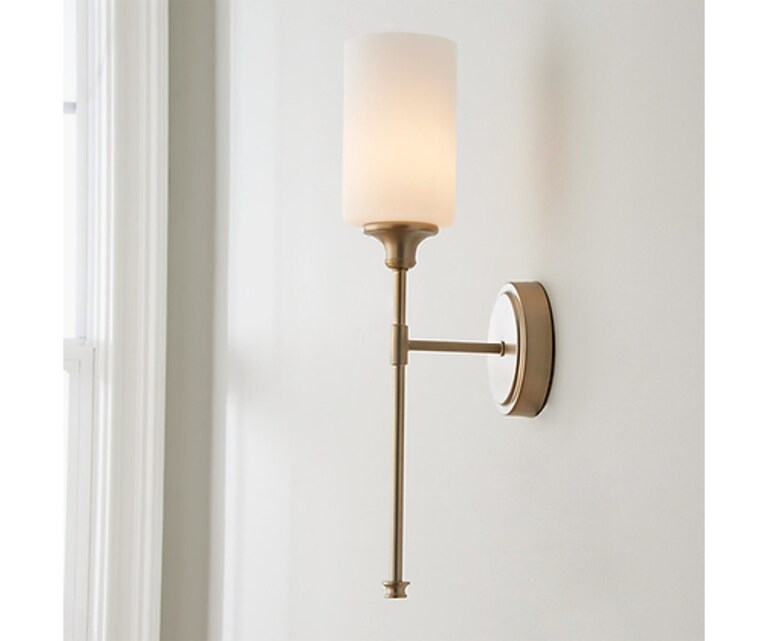 Sizzling Lights S-Trochi Golden Mild Steel Wall Sconces Wall Light for Living/Bedroom/Dining Room (Pack of 1)