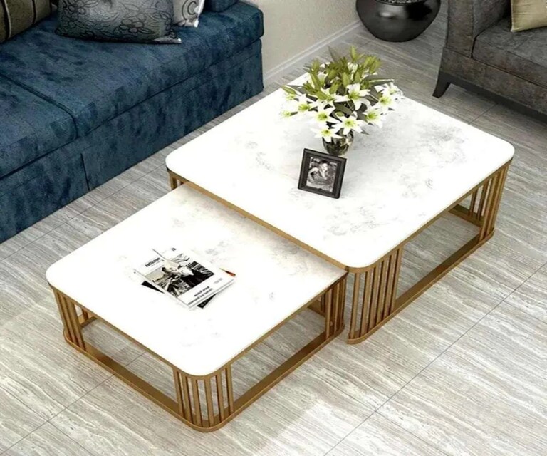 Writings On The Wall Square Nesting Coffee Table - Set of 2