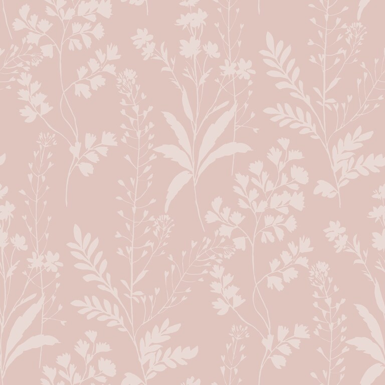 Artisan M52813 Non Woven Pink Floral Wallpaper for Bedroom & Living room