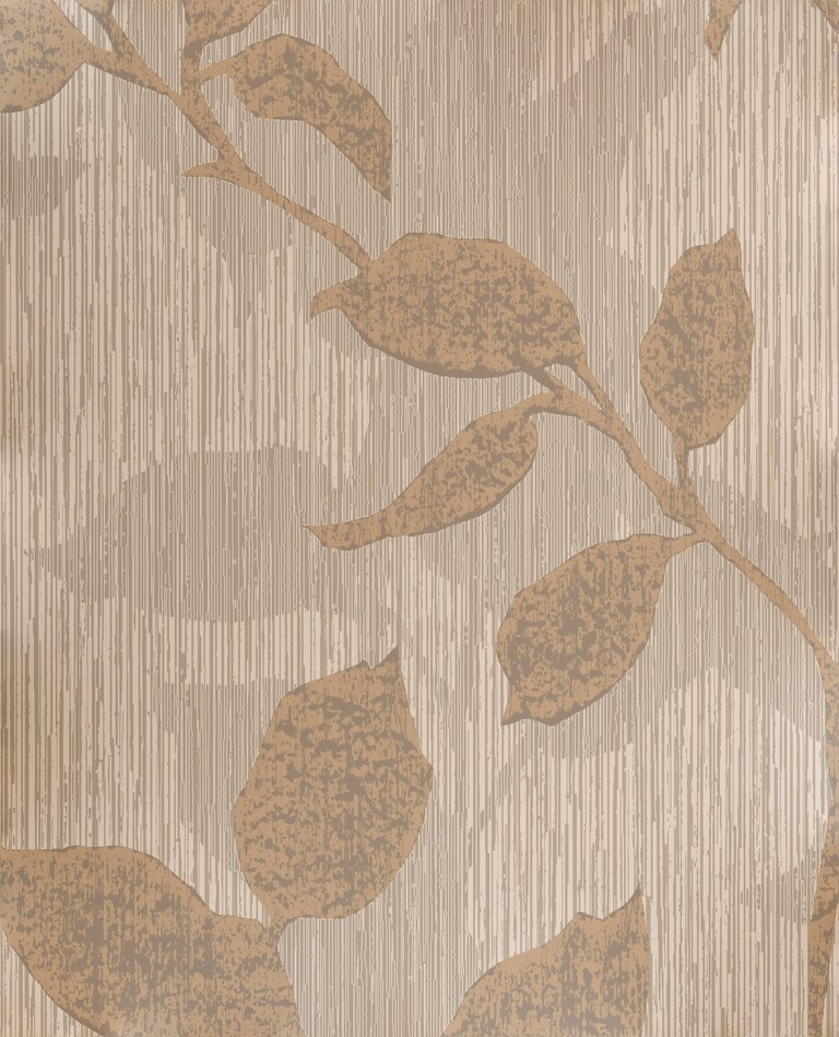 Artisan EM-11003-2 Non Woven Brown & Off White Floral Wallpaper for Bedroom & Living Room