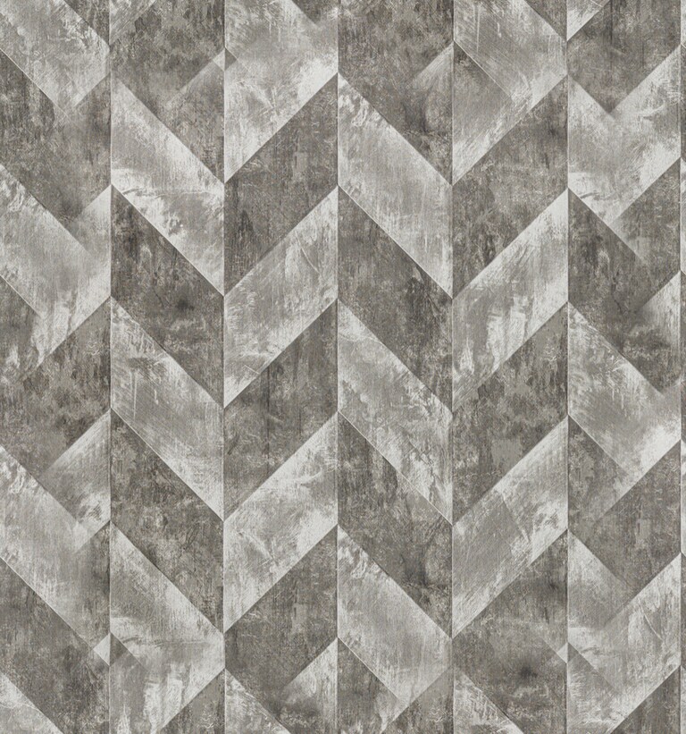Artisan 2000-5 Non Woven Black & Grey Geometric Wallpaper for Bedroom & Living room