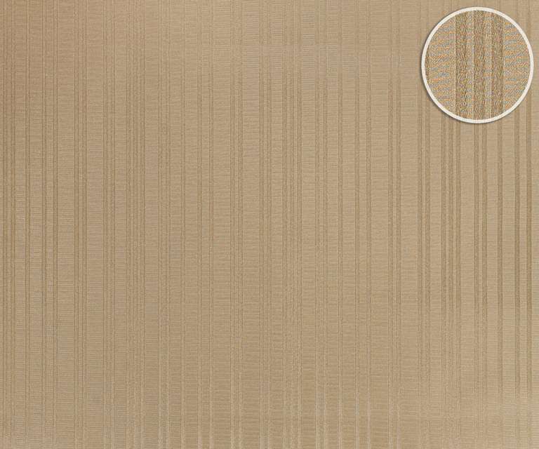 Artisan 909-4 Non Woven Gold Vertical Stripes Wallpaper for Bedroom & Living Room