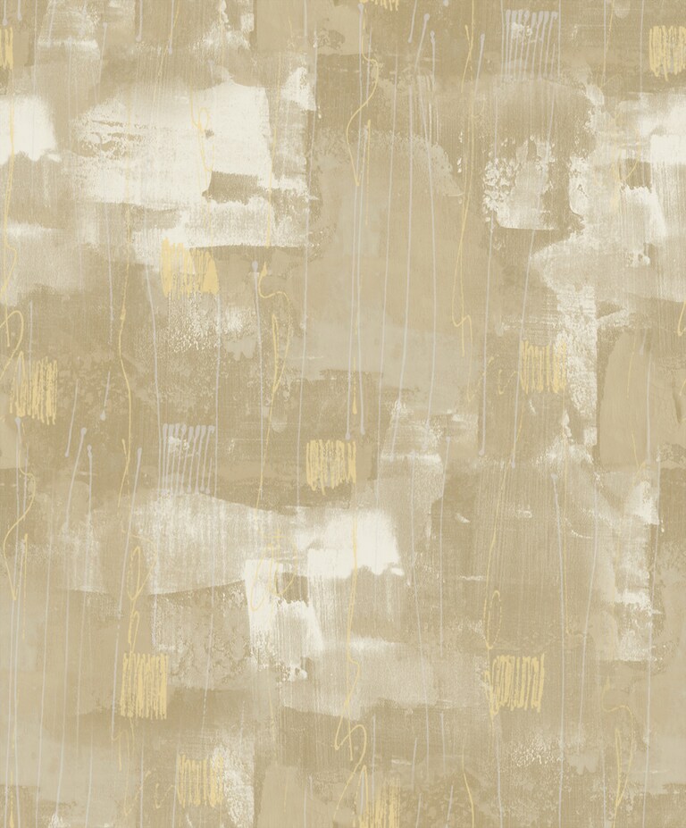Artisan MD17005-3 Non Woven Green & Gold Textured Wallpaper for Bedroom & Living Room