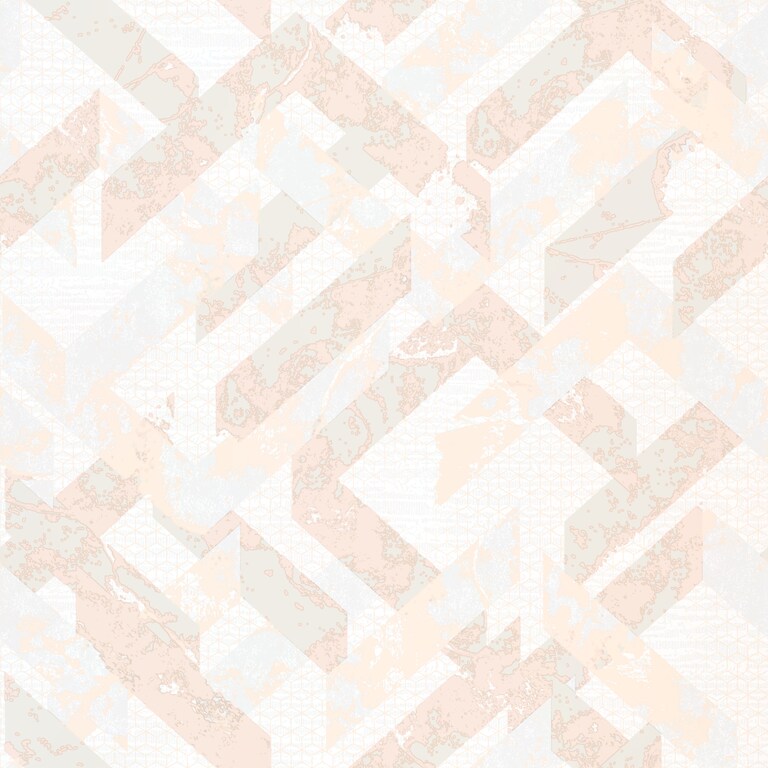 Artisan OM16004-5 Non Woven Pink Geometric Wallpaper for Bedroom & Living room