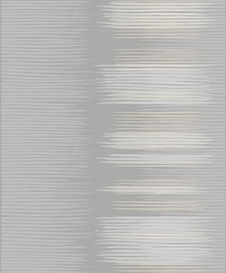 Artisan OM16006-2 Non Woven Grey Horizontal Stripes Wallpaper for Bedroom & Living Room