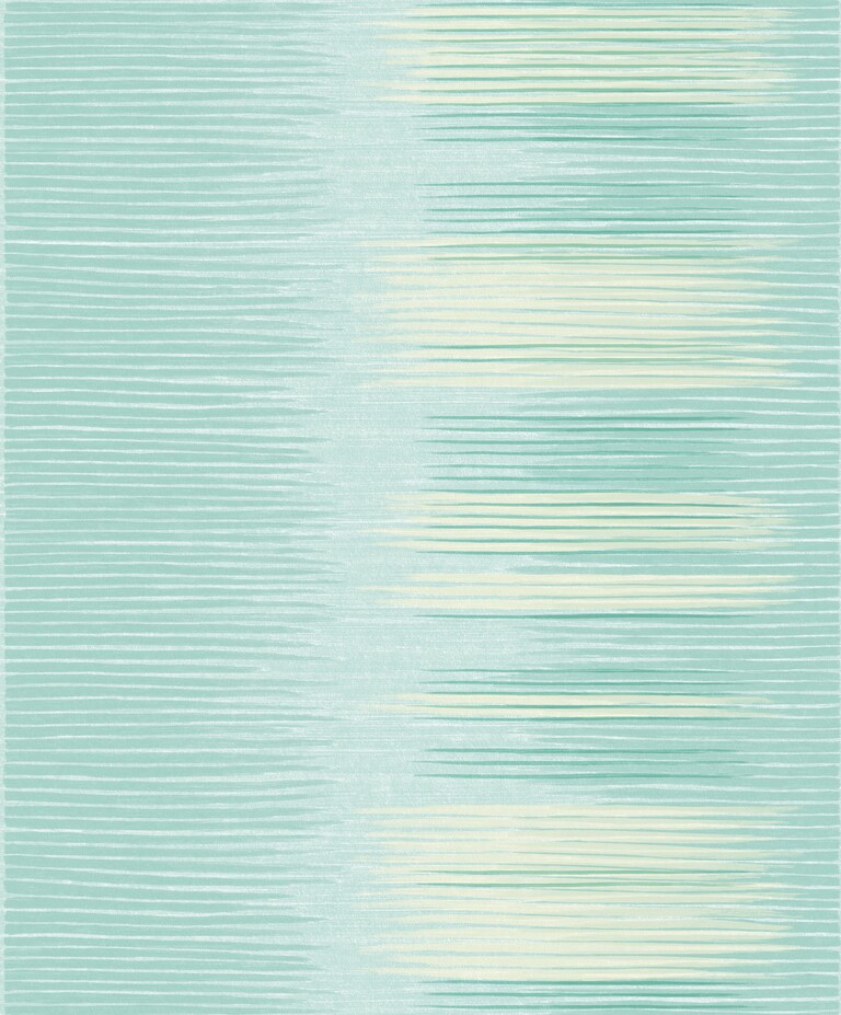 Artisan OM16006-3 Non Woven Green Horizontal Stripes Wallpaper for Bedroom & Living Room