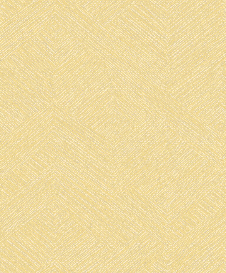 Artisan OM16008-2 Non Woven Yellow & Gold Geometric Wallpaper for Bedroom & Living room