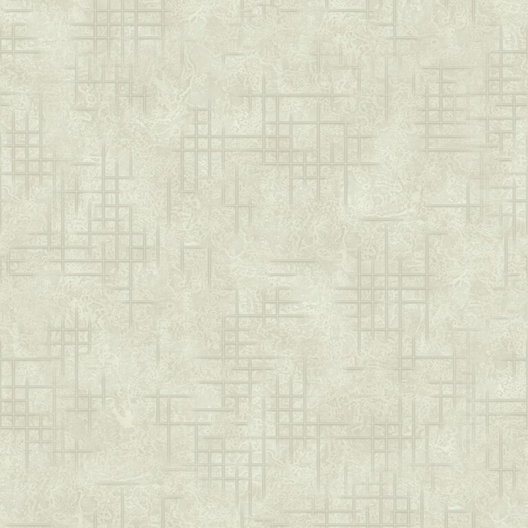 Artisan PC18005-1 Non Woven White Geometric Wallpaper for Bedroom & Living room