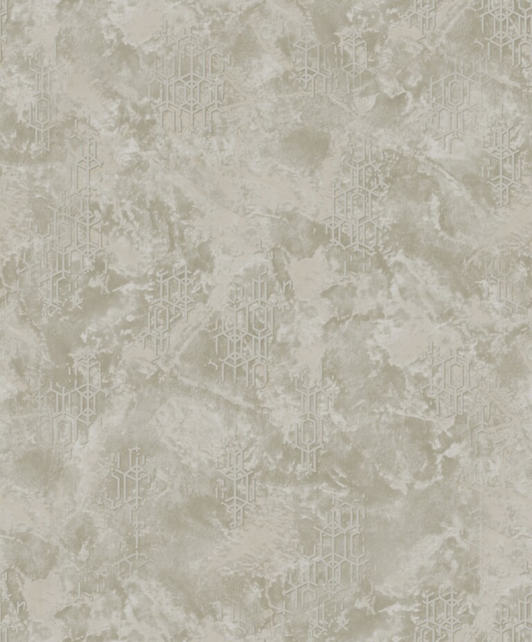 Artisan PC18007-4 Non Woven Metallic Geometric Wallpaper for Bedroom & Living Room