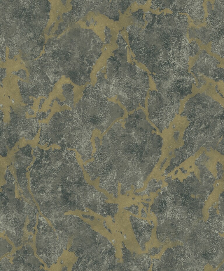 Artisan PC18010-2 Non Woven Grey & Gold Textured Wallpaper for Bedroom & Living Room