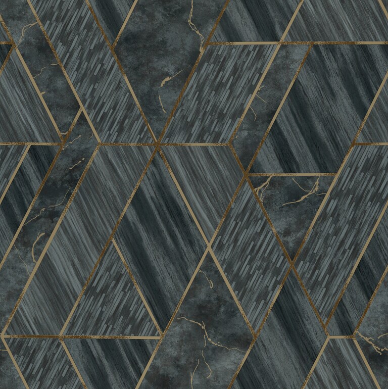 Artisan RC19001-2 Non Woven Green Geometric Wallpaper for Bedroom & Living room