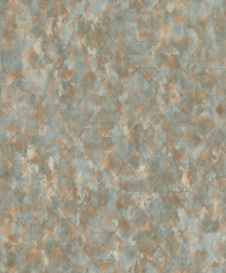 Artisan RC19002-1 Non Woven Grey & Metallic Geometric Wallpaper for Bedroom & Living Room