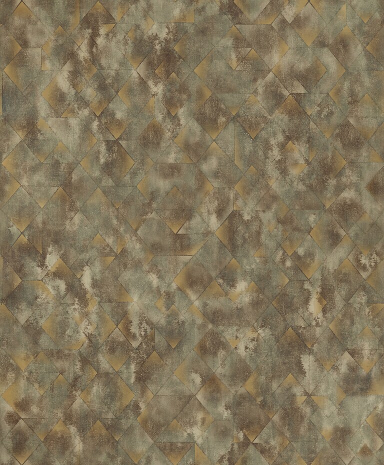 Artisan RC19002-2 Non Woven Metallic & Gold Geometric Wallpaper for Bedroom & Living Room
