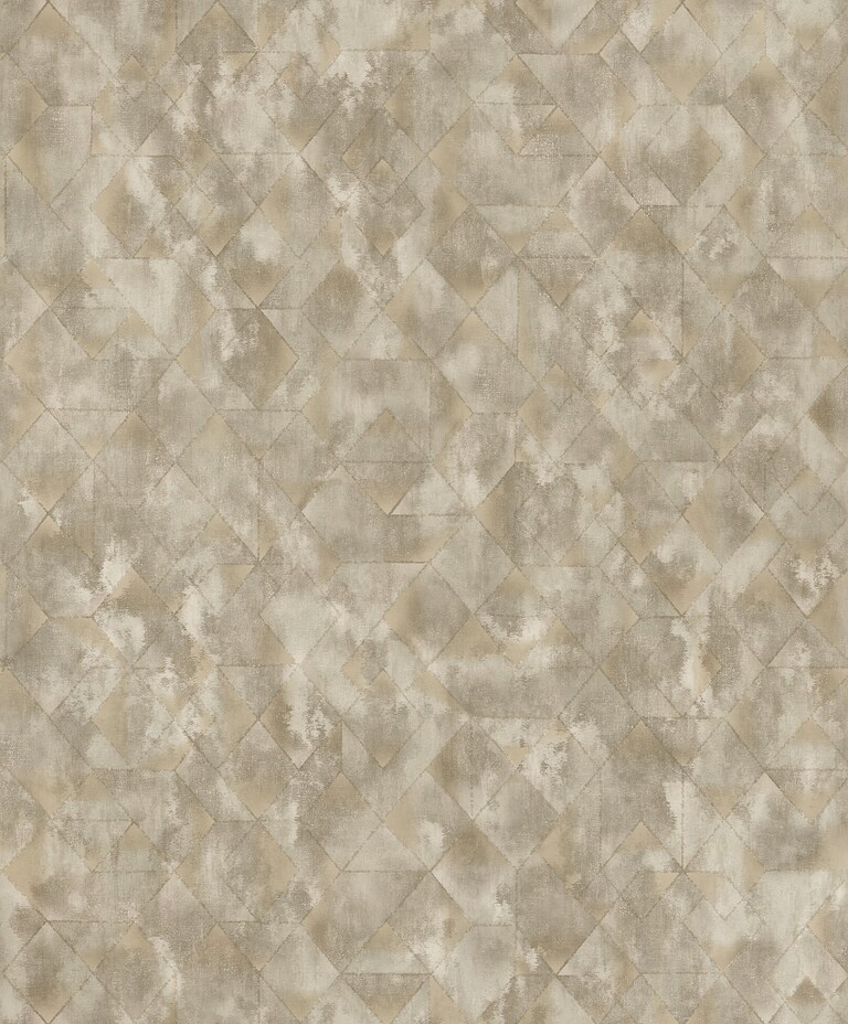 Artisan RC19002-4 Non Woven Silver & Metallic Geometric Wallpaper for Bedroom & Living Room