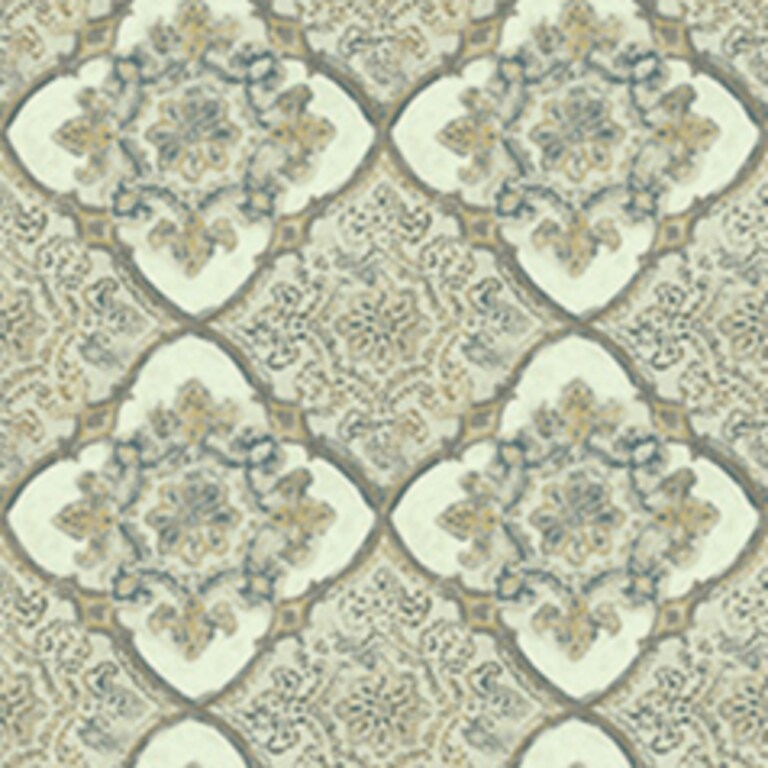 Artisan RC19006-1 Non Woven Silver & Metallic Damask Wallpaper for Bedroom & Living Room