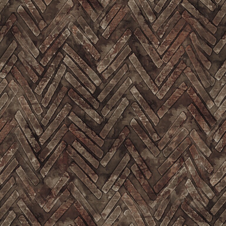 Artisan RC19009-4 Non Woven Brown & Metallic Geometric Wallpaper for Bedroom & Living Room