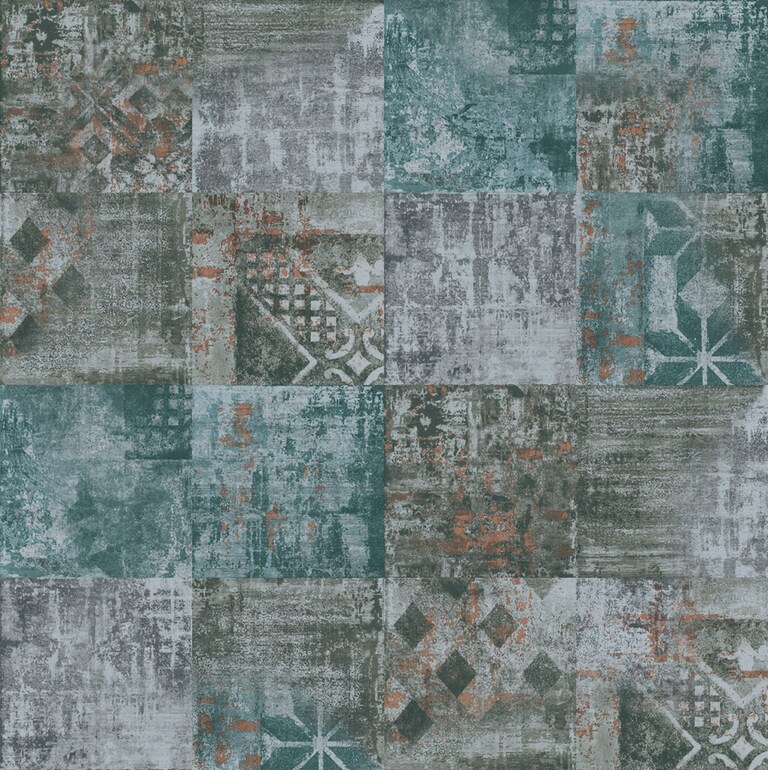 Artisan RC19010-2 Non Woven Blue Textured Wallpaper for Bedroom & Living Room