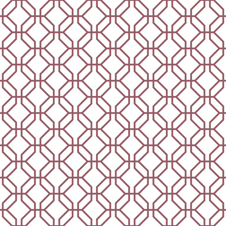 Artisan G78527 Non Woven Red Geometric Wallpaper for Bedroom & Living room