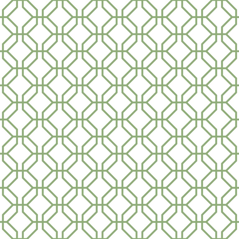 Artisan G78528 Non Woven Green Geometric Wallpaper for Bedroom & Living room