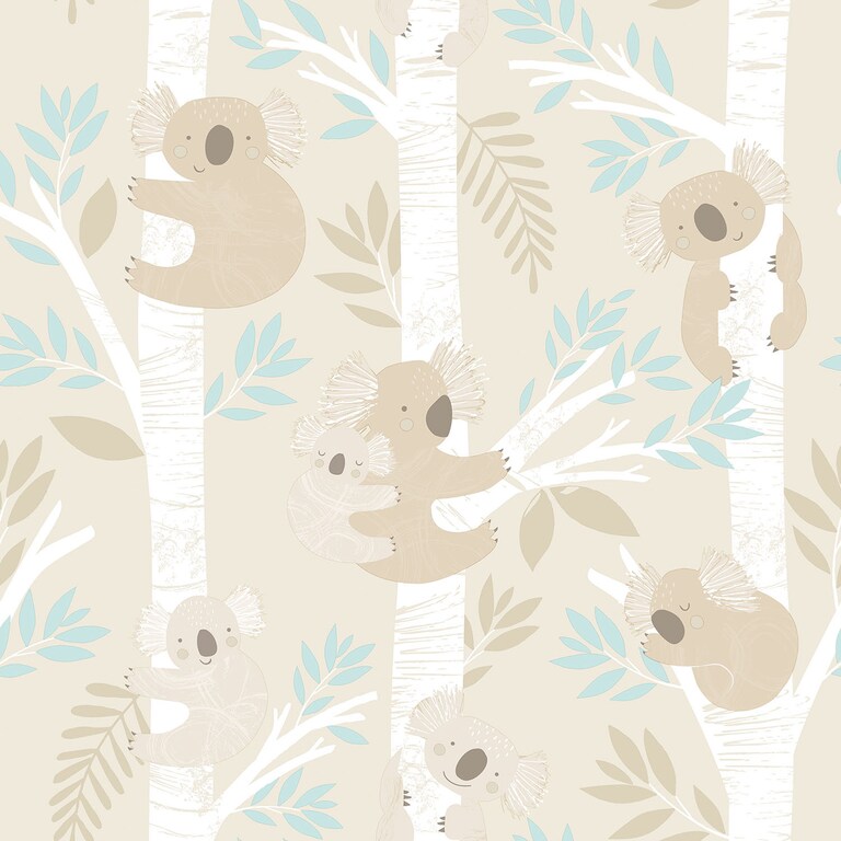 Artisan G78384 Non Woven Blue, Green & Beige Kids Wallpaper for Kids and Teens Room