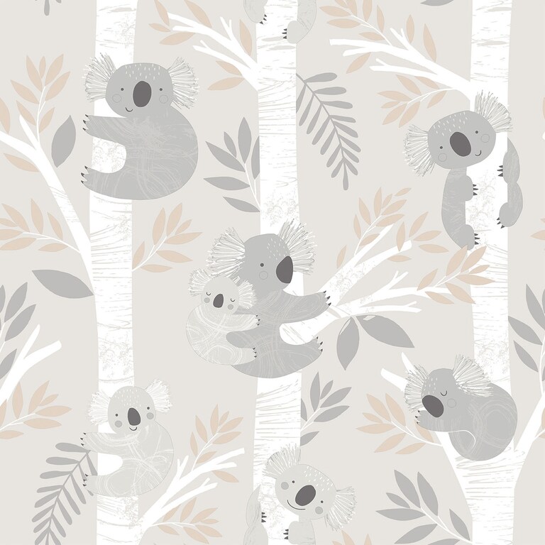 Artisan G78385 Non Woven Beige, Grey & Brown Kids Wallpaper for Kids and Teens Room