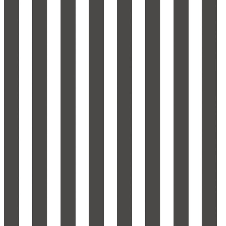 Artisan G78399 Non Woven Black & White Vertical Stripes Wallpaper for Bedroom & Living Room