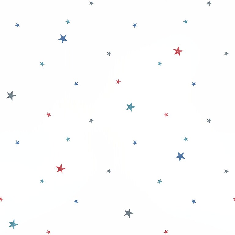 Artisan G78413 Non Woven Blue, Red & White Kids Wallpaper for Kids and Teens Room