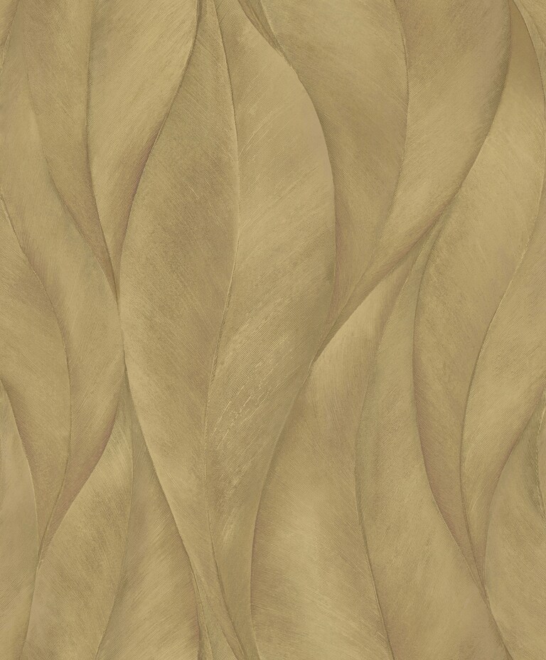 Artisan VD20003-2 Non Woven Gold Botanical Wallpaper for Bedroom & Living room