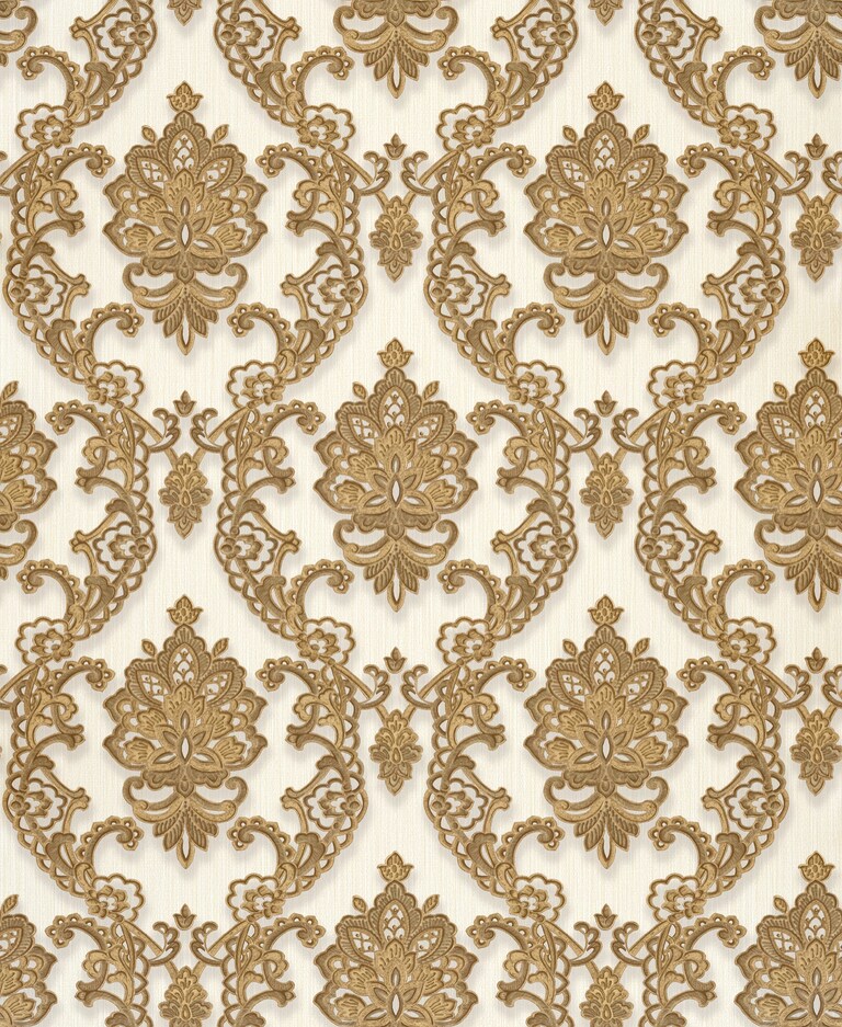 Artisan VD20004-2 Non Woven Multicolour Damask Wallpaper for Bedroom & Living Room