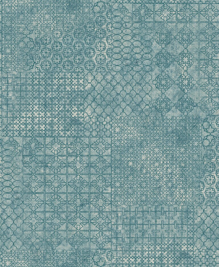 Artisan VD20005-4 Non Woven Blue & Green Chinoiserie Wallpaper for Bedroom & Living room