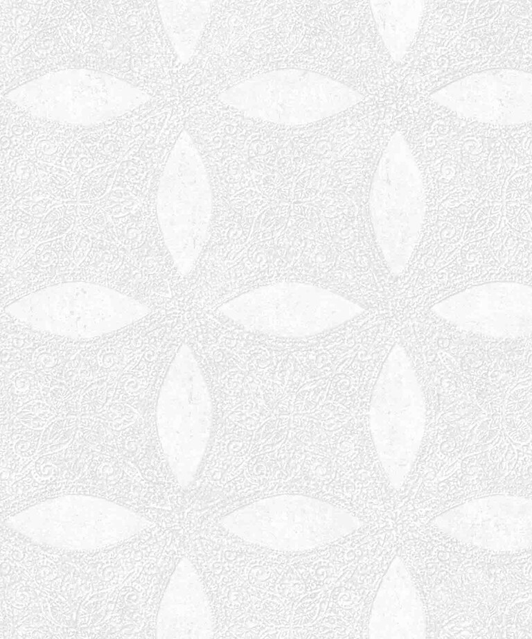 Excel 4002-1 Vinyl with Paper Back White Damask Wallpaper for Bedroom & Living room