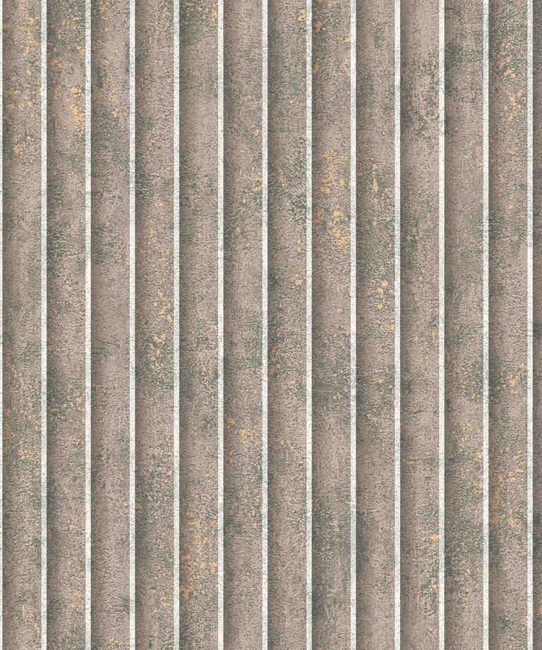 Excel 4003-3 Vinyl with Paper Back Beige Plain & Stripes Wallpaper for Bedroom & Living room