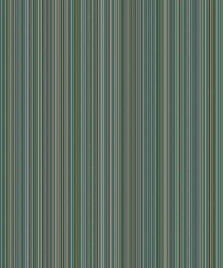 Excel 4009-4 Vinyl with Paper Back Green Plain & Stripes Wallpaper for Bedroom & Living room