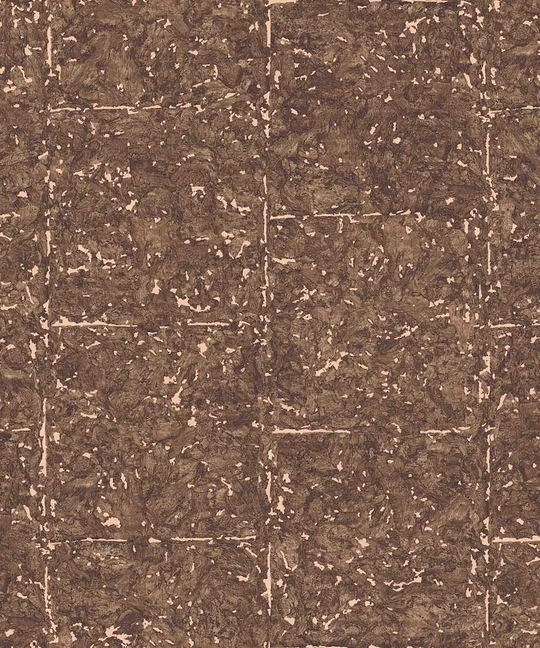 Excel 4015-4 Vinyl with Paper Back Brown Wood Finish Wallpaper for Bedroom & Living room