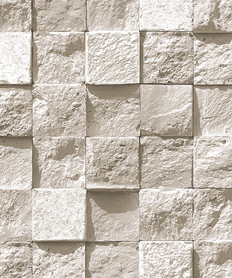 Excel 85019-2 Vinyl with Paper Back White Stone Finish Wallpaper for Bedroom & Living room