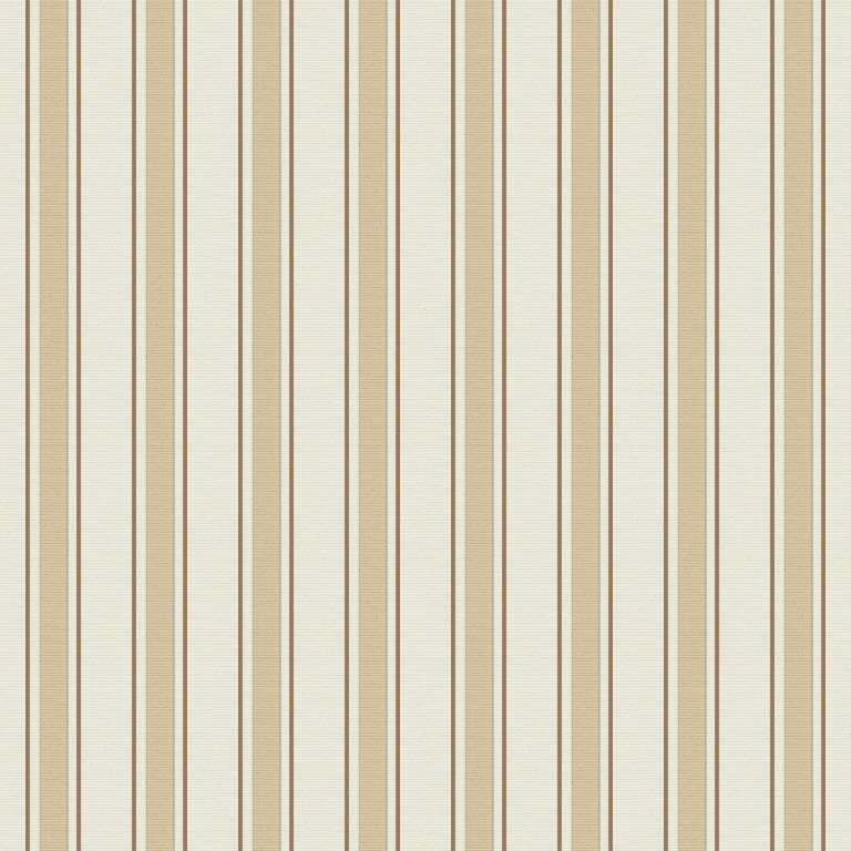 Marshalls INS 253 Non Woven Ivory & Brown Vertical Small Stripes Wallpaper for Bedroom & Living Room