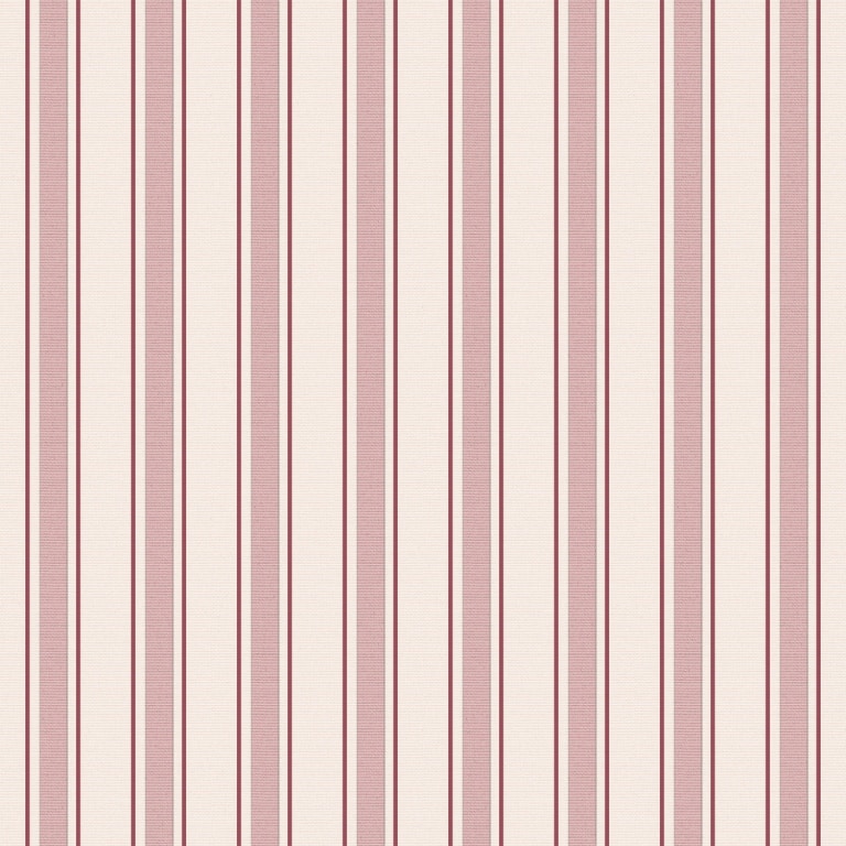 Marshalls INS 254 Non Woven Beige, Maroon & Pink Vertical Small Stripes Wallpaper for Bedroom & Living Room