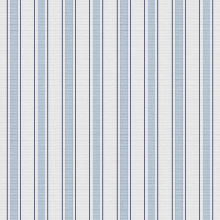 Marshalls INS 256 Non Woven Blue, Off White & Aqua Vertical Small Stripes Wallpaper for Bedroom & Living Room