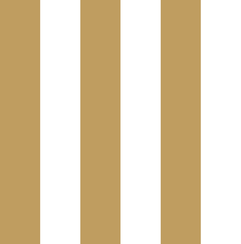 Marshalls INS 264 Non Woven White, Ivory & Gold Vertical Wide Stripes Wallpaper for Bedroom & Living Room